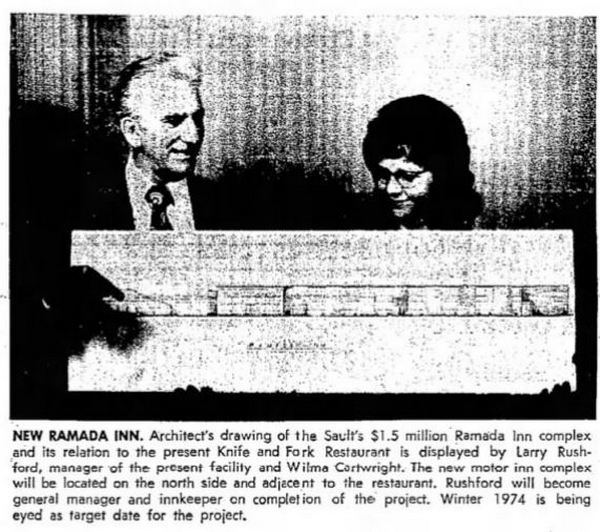 Knife & Fork Restaurant - May 1973 Article (newer photo)